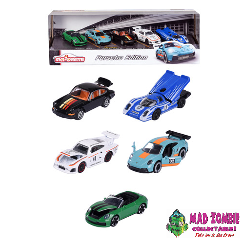 Majorette 1/64 Scale - Porsche Motorsport 5pce Gift Pack