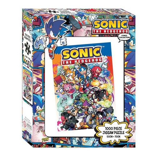 Sonic The Hedgehog 1000 Piece Jigsaw Puzzle - Comic Characters