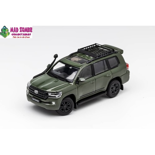 GCD 1/64 Scale - Land Cruiser LC200 Off-Load Version Green LHD