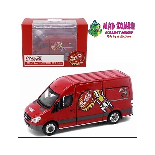 Tiny City 1:76 Scale Coca-Cola Mercedes-Benz Sprinter 