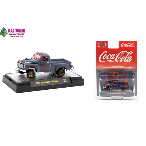 M2 Machines 1/64 Scale - Coca-Cola 2024 Release A44 - ​​​1950 Studebaker 2R Truck
