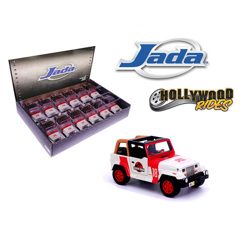 Jada 1:32 Jurassic World Jeep Wrangler – Hollywood Rides - Random Selection