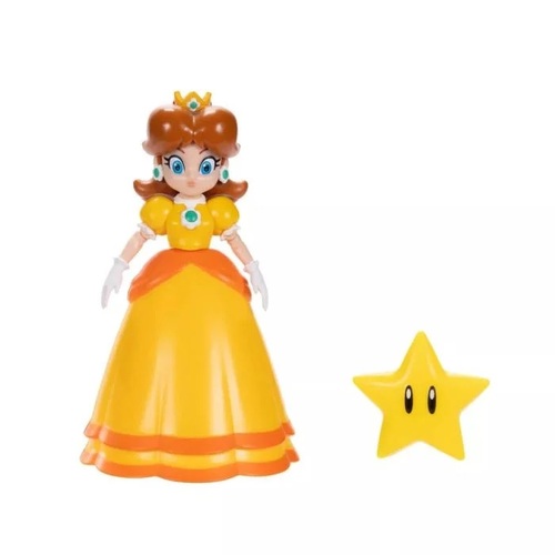 Nintendo Super Mario 4" Action Figure Wave 38 - Daisy with Super Star