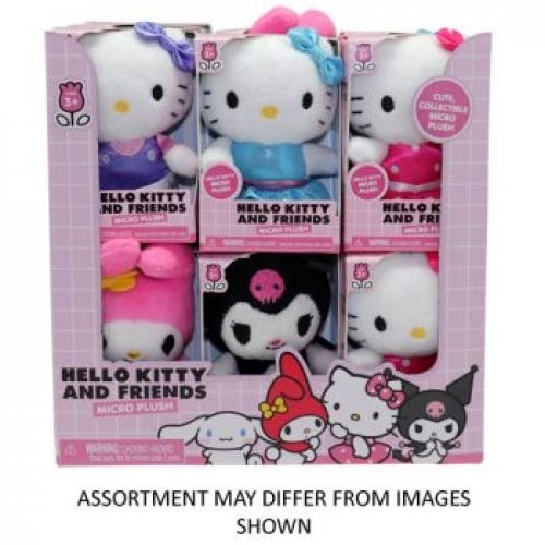 Hello Kitty Micro Plush 7.5cm - Assorted