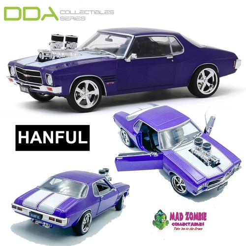 DDA 1:24 1973 Hanful Holden Monaro HQ GTS Custom Purple