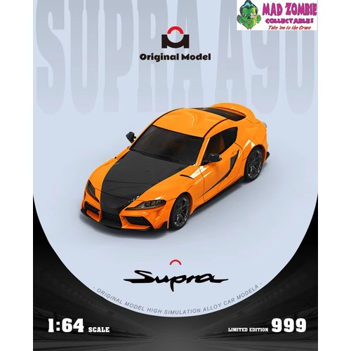 Time Micro 1/64 Scale - Supra A90 The Fast and the Furious Orange Black Livery - (PRE-ORDER)