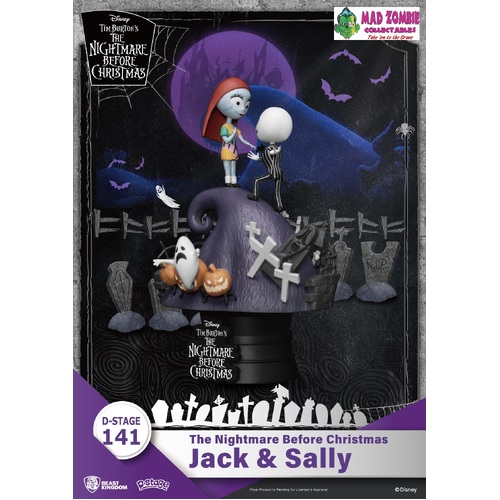 Beast Kingdom D Stage The Nightmare Before Christmas Jack & Sally