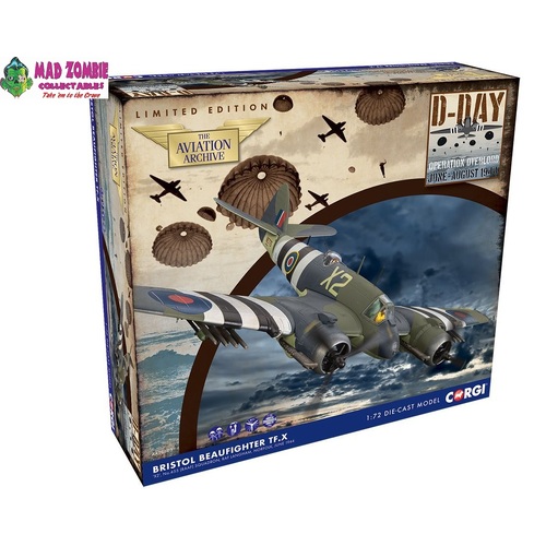 Corgi 1/72 The Aviation Archive - BRISTOL BEAUFIGHTER TF.X, NE775/X2, 455 SQN RAAF, LANGHAM, NORFOLK, JUNE 1 - (LIMITED TO 1000 PIECES WORLD WIDE)