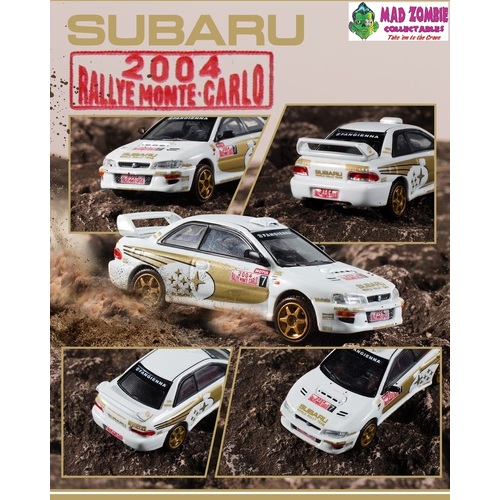 Fine Work 1/64 Scale - Subaru WRC Rally Champion Rallye Monte Carlo - PRE-ORDER