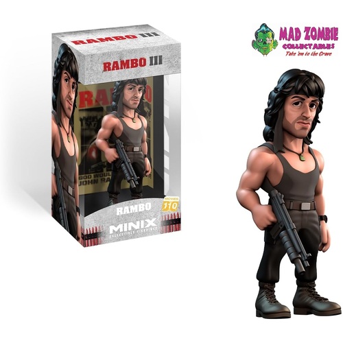 Rambo 3 MINIX Collectable Figure - Rambo with Singlet 110
