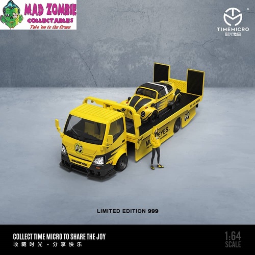 Time Micro 1/64 Scale -H300 Set Package H300 + Trailer + Figure Mooneyes Livery (PRE-ORDER)
