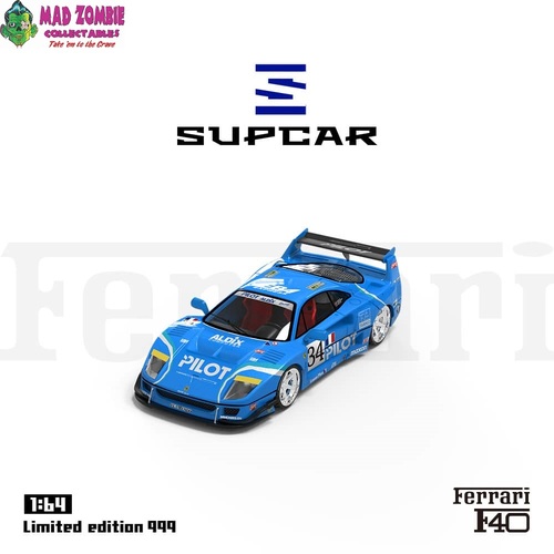 SupCar 1/64 - F40 Wide Body Pilot Blue - PRE-ORDER