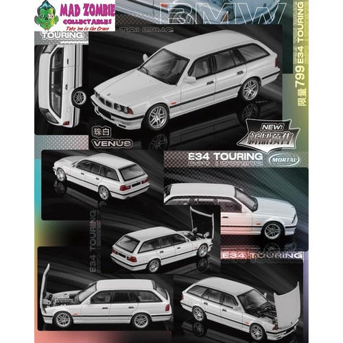 Mortal 1/64 Scale - BMW E34 Touring Original Venus White - PRE-ORDER