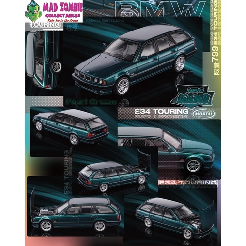 Mortal 1/64 Scale - BMW E34 Touring Original Pearl Green - PRE-ORDER