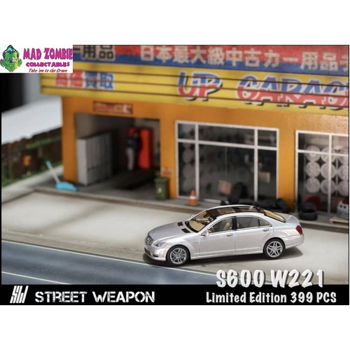 Street Weapon 1/64 Scale - S65L (W221) Silver -  PRE-ORDER