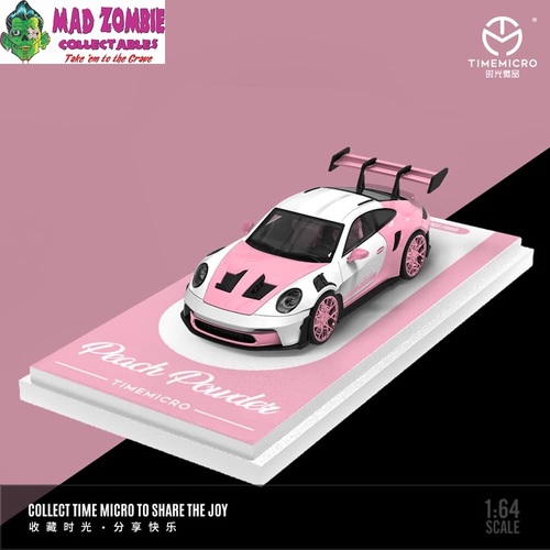 Time Micro 1/64 Scale - 992 GT3 RS Base Version Peach Pink (PRE-ORDER)