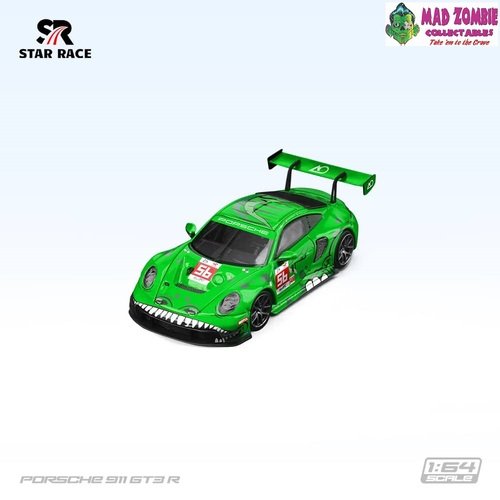 Star Race 1/64 Scale - 992 GT3 R (Race Version) Tyrannosaurus Livery #56 (PRE-ORDER)