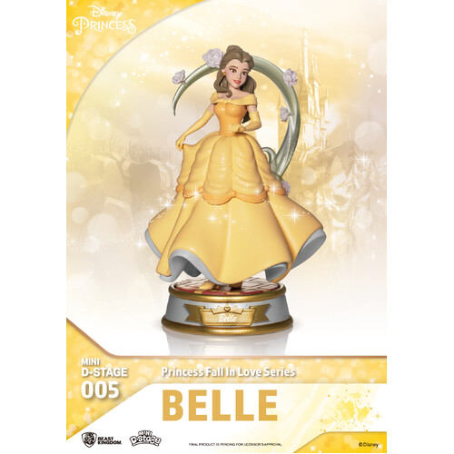 Beast Kingdom Mini D Stage Disney Princess Fall In Love Series - Belle