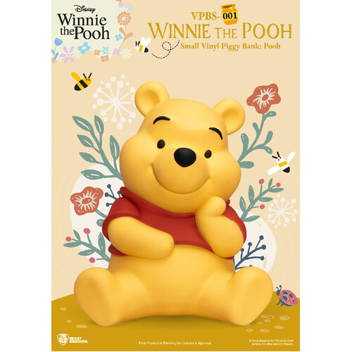 Disney Winnie the Pooh Beast Kingdom Piggy Bank Vinyl Small