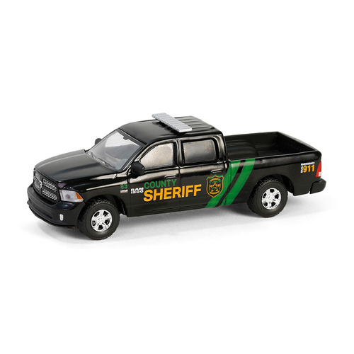 Greenlight 1/64 Hollywood Series 42 - County Sheriff - 2013 Ram 1500 Pickup - Yellowstone (2018 - Current TV Series)