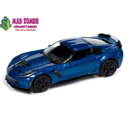 Auto World 1/64 Premium 2024 Release 2B - 2019 Chevrolet Corvette Z06 (with Z07 Performance Package) Elkhart Lake Metallic