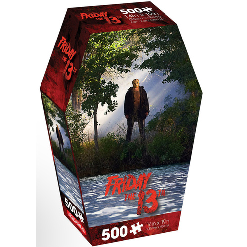 Friday the 13th Aquarius 500 Piece Jigsaw Puzzle - Jason Voorhees Coffin Box