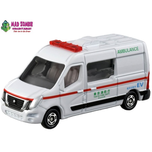 Tomica No.44 Nissan NV400 EV Ambulance