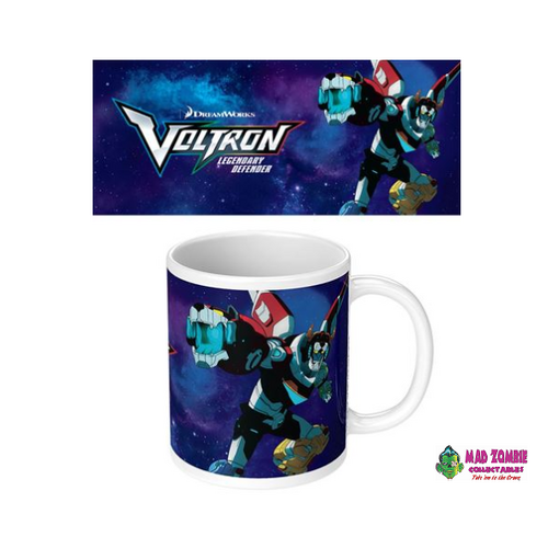 Voltron White Coffee Mug - Logo