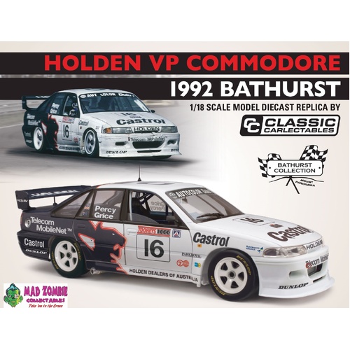 Classic Carlectables 1/18 Scale - Holden VP Commodore 1992 Bathurst (Limited Edition 750 Pieces World Wide) - (PRE-ORDER)