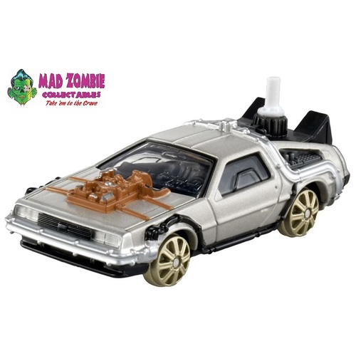 Tomica Premium Unlimited Back to the Future Time Machine (PART3/Railway Wheel Setting Ver.)