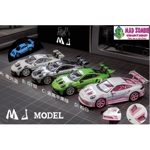 League Model 1/64 Scale - 992 GT3 RS (Various Colour Options) (PRE-ORDER)