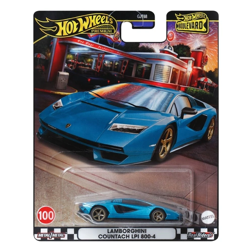 Hot Wheels Premium 2024 Boulevard #100 - Lamborghini Countach LPI 800-4