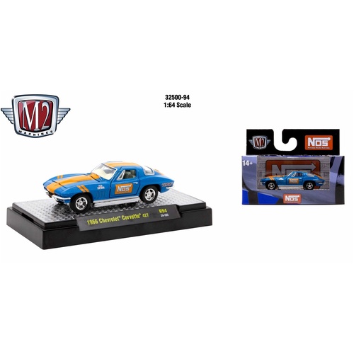 M2 Machines 1/64 Scale - Auto-Thentics Release 94 - 1966 Chevrolet Corvette