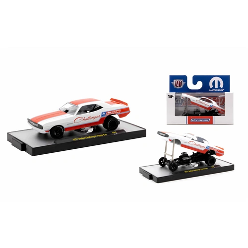 M2 Machines 1/64 Scale - Detroit-Muscle Release 84 - 1971 Dodge Challenger Funny Car