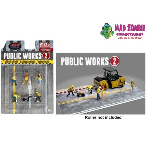 American Diorama 1/64 - Public Work 2 Figure Set