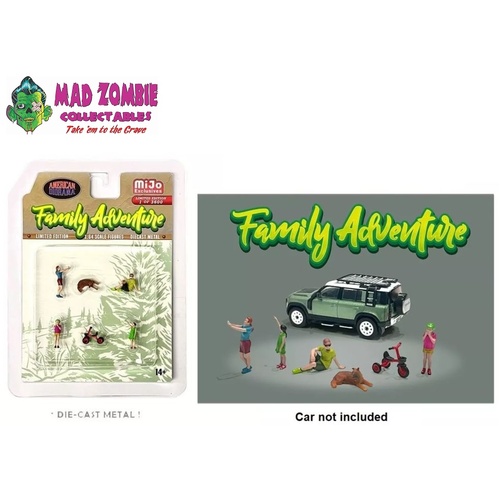American Diorama 1/64 - Family Adventure - Figure Set