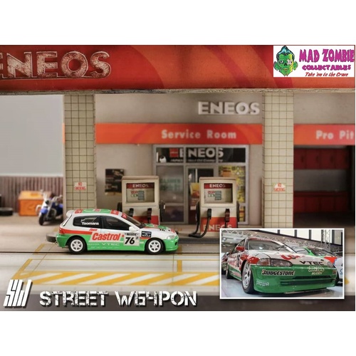 Street Weapon 1/64 Scale - Civic EG6 Castrol #76 - PRE-ORDER