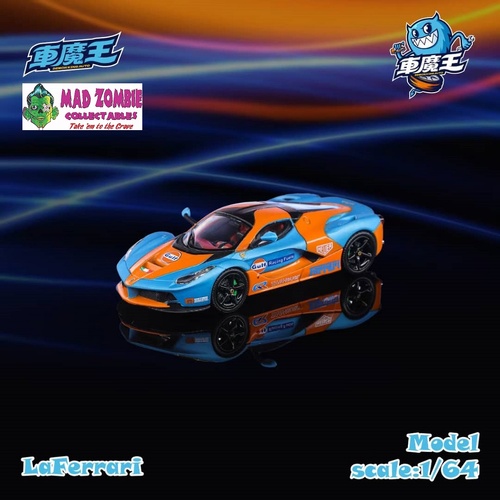 Demon King Auto 1/64 Scale - LaFerrari(F150) Gulf Livery - (PRE-ORDER)