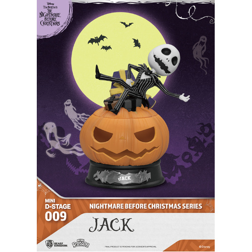 Disney The Nightmare Before Christmas - Beast Kingdom Mini D Stage Series MDS-009 - Jack
