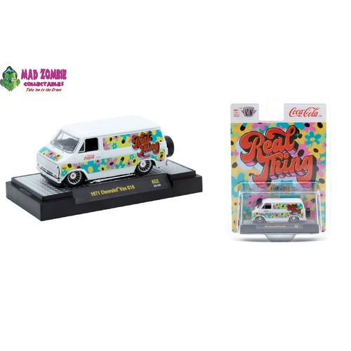 M2 Machines Coca-Cola 2024 Release A52 - ​​​​​​​​​​​​​​​1971 Chevrolet Van G10
