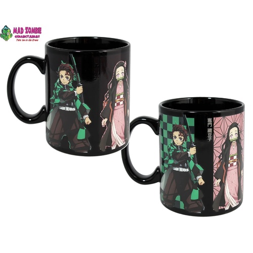 Demon Slayer 16 oz Heat Changing Mug - Nezuko Tanjiro Zenitsu Inosuke
