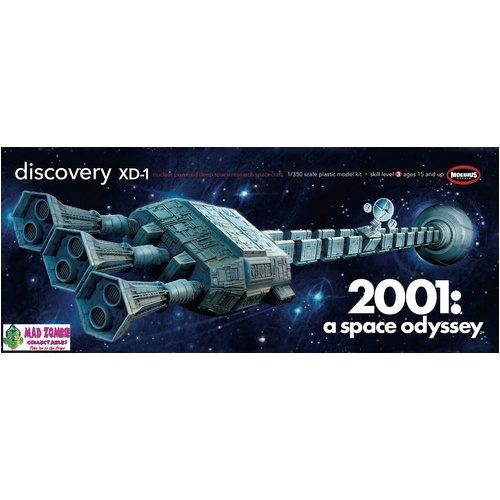 Moebius 1/350 2001: A Space Odyssey: Discovery XD-1 Plastic Model Kit