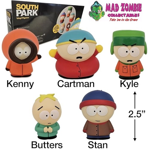 South Park Elementary Bus Vinyl 2.5" Action Figure Set