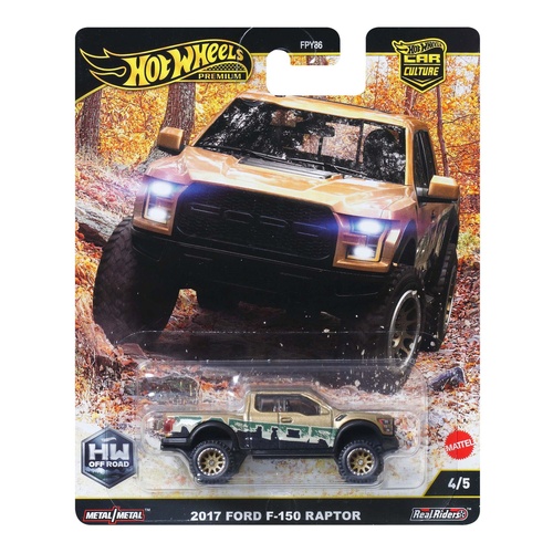 Hot Wheels 1/64 Car Culture 2024 H – HW Off Road - 17 FORD F150 RAPTOR 