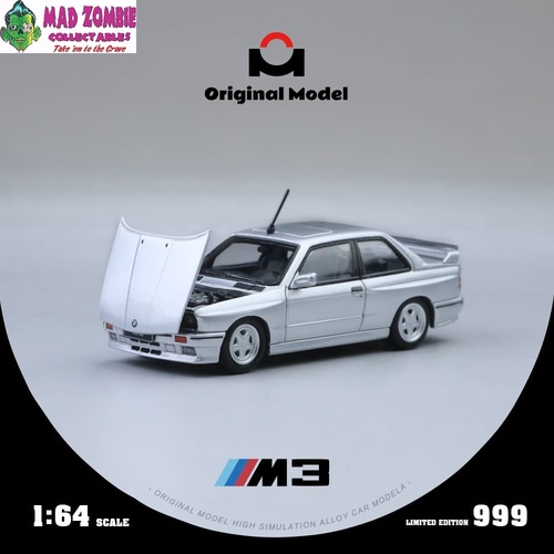 Original Model - 3 Series M3 E30 Sedan Metallic Silver - (PRE-ORDER)