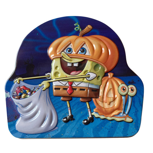 SpongeBob SquarePants Spooky Citrus Sours Tinned Candy - Halloween
