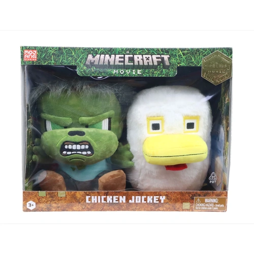 Minecraft Movie Limited Edition 10" Twin Pack Plush - Chicken Jockey 