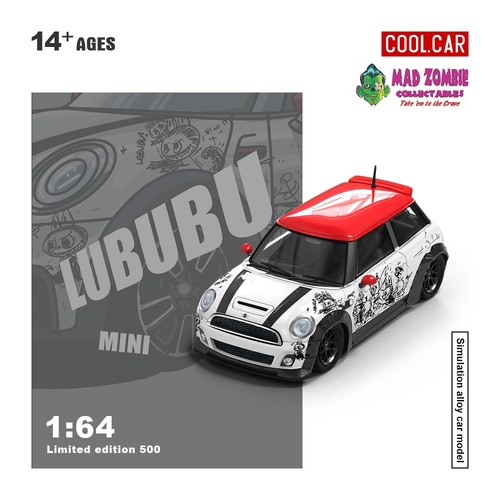 Cool Car 1/64 - Mini Cooper (R56) LUBUBU Livery (Limited to 500pcs World Wide) - PRE-ORDER