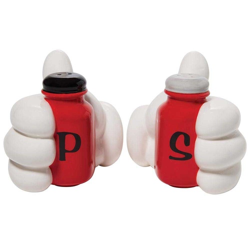 Disney Mickey Mouse Salt & Pepper Shakers - Mickey Hands