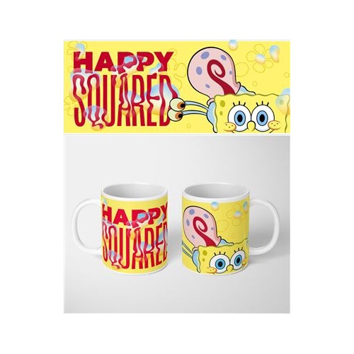 Spongebob Squarepants Coffee Mug - Happy Squared White